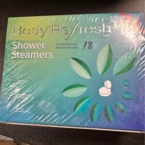 Body Refresh - 18 shower steamers aromatherapy shower bombs - new in shrink wrap